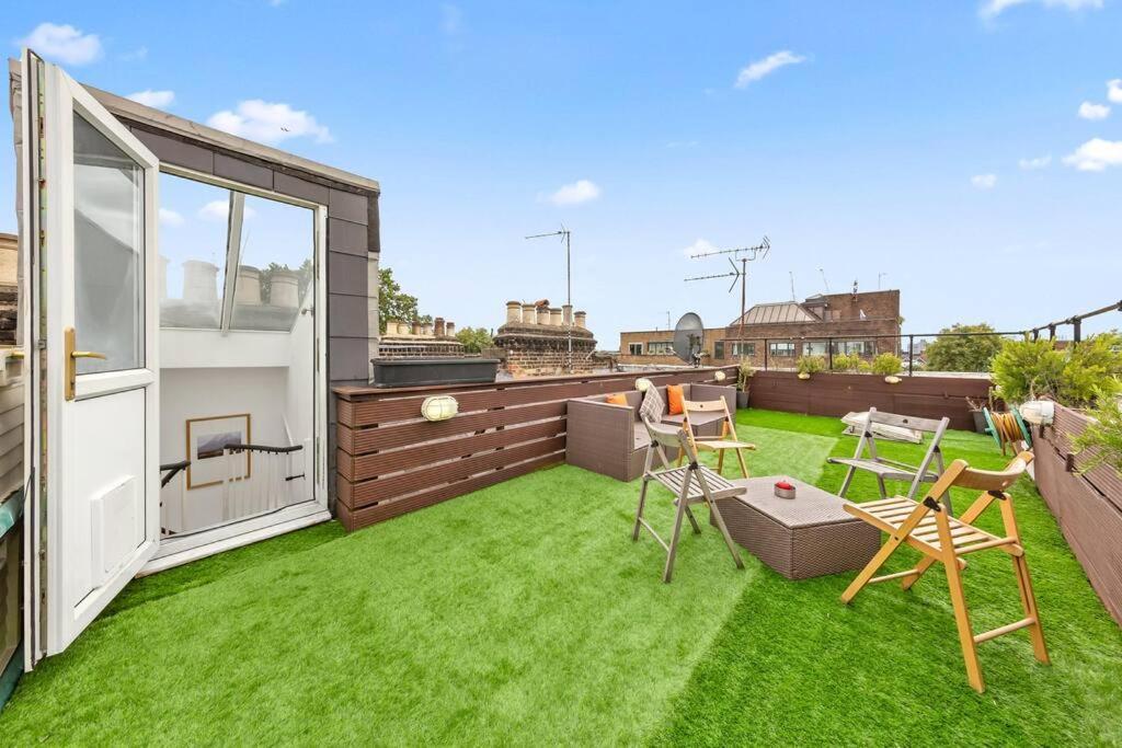 Spacious Sleep 11 With Terrace In Earls Court Ec99 Londres Exterior foto